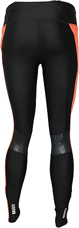 Women's Leggings Polyester/Elastane Blend Heat Gear Black/Orange