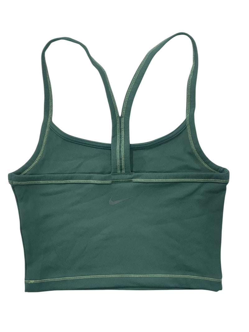 Nike One Fitted Women Dri-fit Cropped Tank Top-Vapor Green