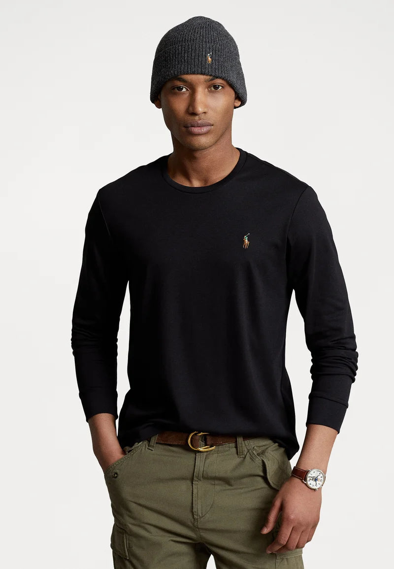 POLO RALPH LAUREN LONG SLEEVE CUSTOM FIT TEE