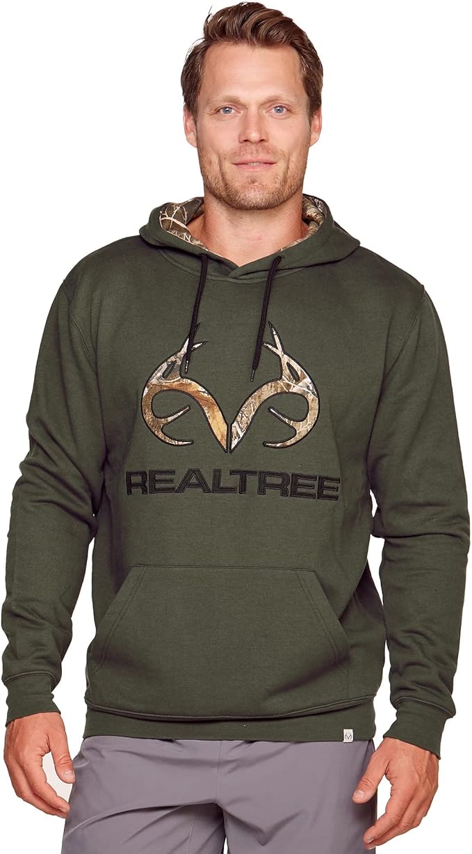 Realtree Men’s Hooded Sweatshirt - Forest Night