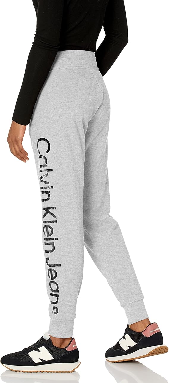 Calvin Klein womens Rib Trim Jogger Sweatpants