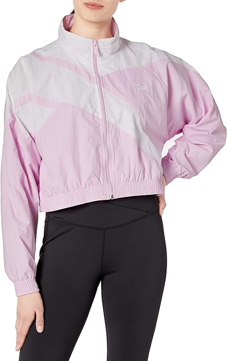 Reebok Women's Classic Cropped Tracktop Top