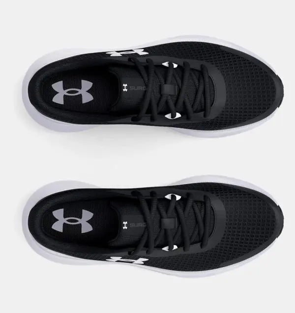 Under Armour Women's W Surge 3 Sneaker-Black