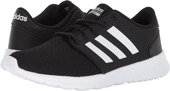 Adidas Women's Cloudfoam Qt Racer Running Shoe Carbon Black