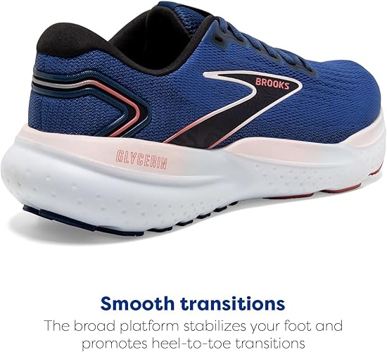 Brooks Women’s Glycerin 21 Neutral Running Shoe-Blue