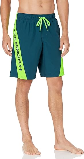 Under Armour mens UA ANGLED BLOCK SHORT Swim Trunks