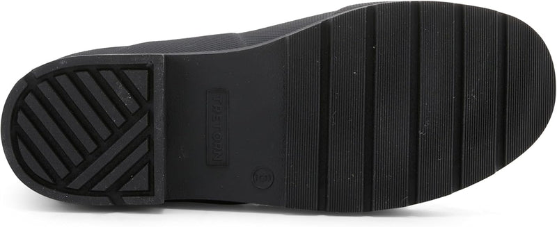 Tretorn Lina Womens Chelsea Rain Boots Black Rubber Fur Lined