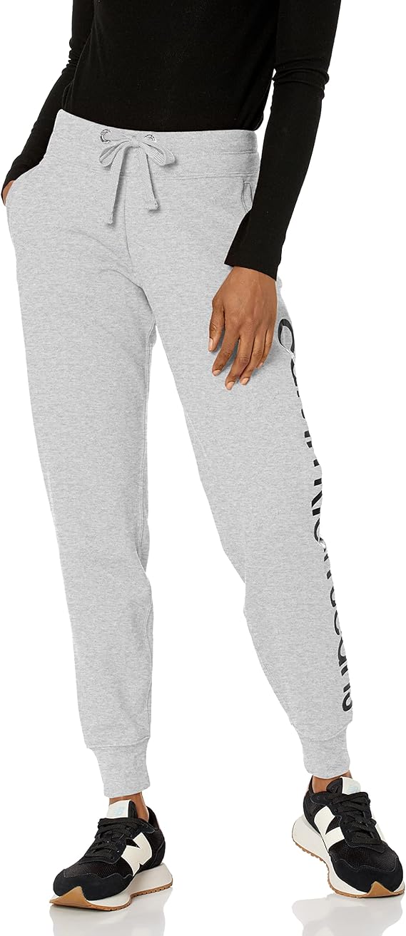 Calvin Klein womens Rib Trim Jogger Sweatpants