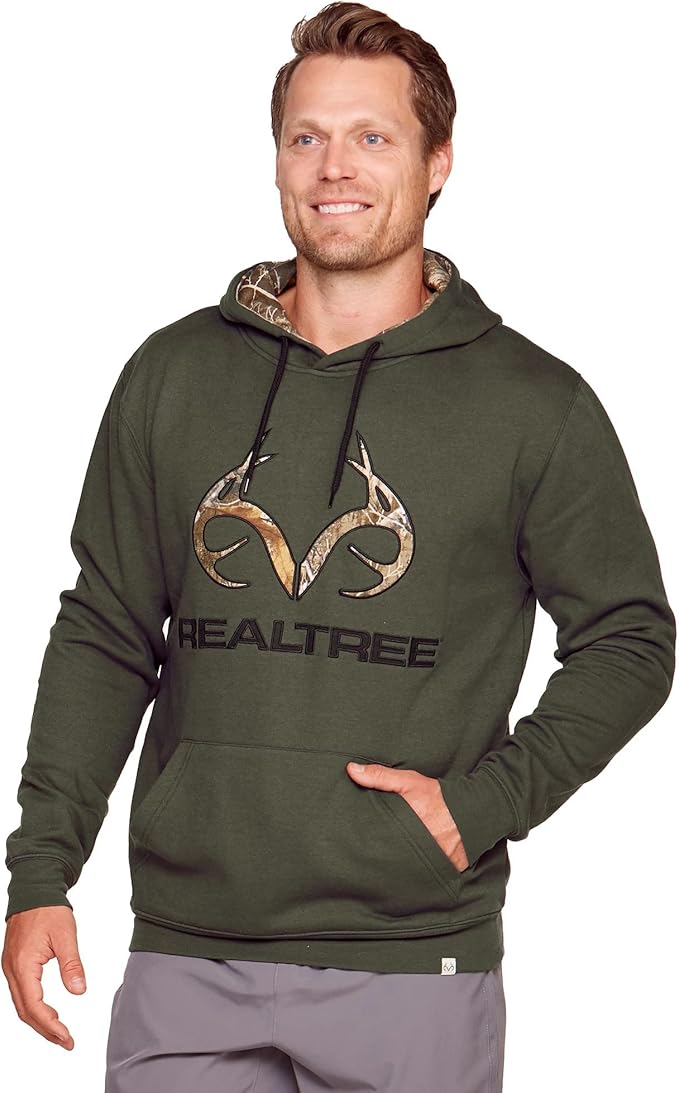 Realtree Men’s Hooded Sweatshirt - Forest Night