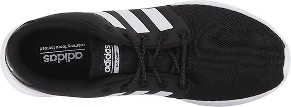 Adidas Women's Cloudfoam Qt Racer Running Shoe Carbon Black