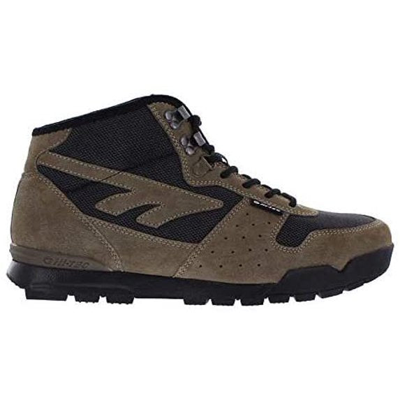 Hi-Tec Men's Light Hiking Trail Boot Leather Smokey Brown Crestone