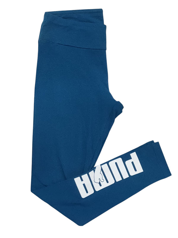 Puma Women Legging Pants High Waisted-Turquoise