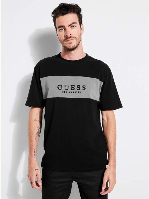 GUESS Originals Bar Logo Oversized Tee