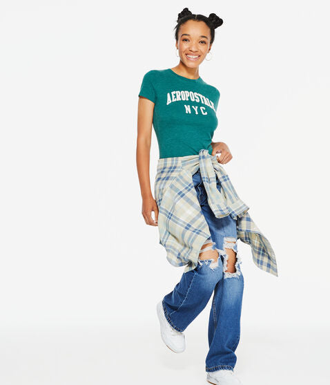 Aeropostale NYC Appliqué Graphic Tee