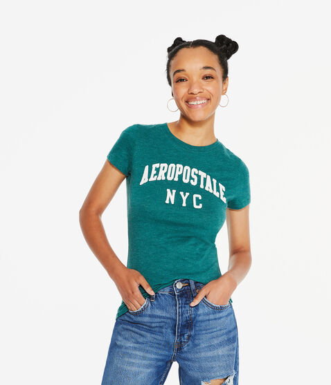 Aeropostale NYC Appliqué Graphic Tee