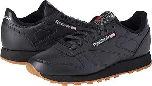 Reebok Classic Embroidered Logo Perforated Vamp Lace-Up Running Sneakers