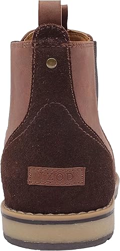 IZOD Men's Pull-On Chukka Boot In Black /brown