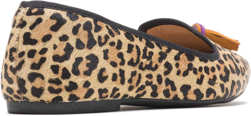 Hush Puppies Women's Sadie Tan Suede Tassel Slip-On Shoes