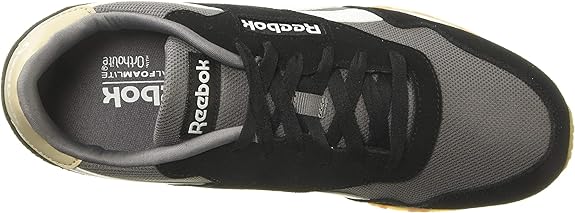Reebok Mens's Royal Ultra Suede Nylon Accent Stitched Logo Lace-Up Running Sneakers
