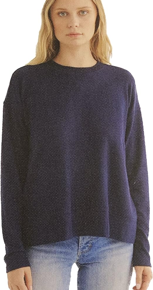 Lucky Brand Women's Long Sleeve Cozy Crewneck Sweater