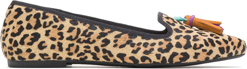 Hush Puppies Women's Sadie Tan Suede Tassel Slip-On Shoes