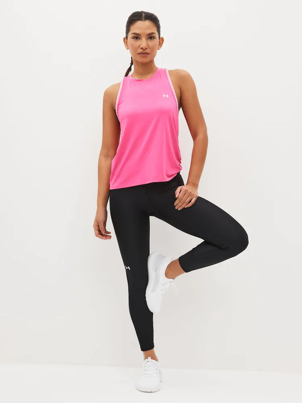 Under Armour Women High Rise Legging Pants With Large Logo