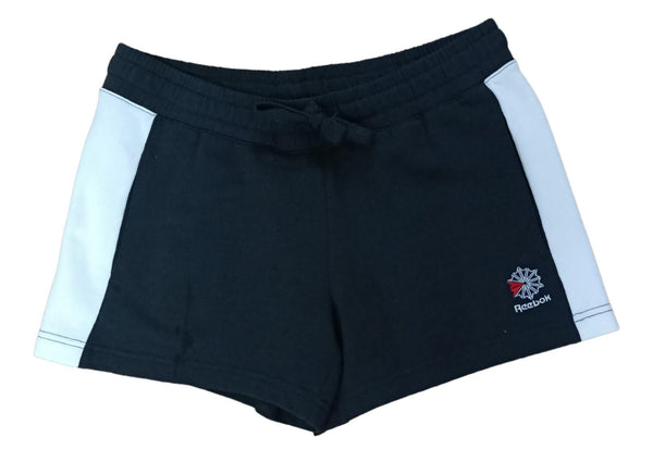 REEBOK WOMEN SHORT BLACK/WHITE