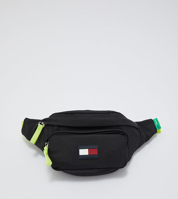 Tommy Hilfiger Flag patch bum bag with neon details for kids