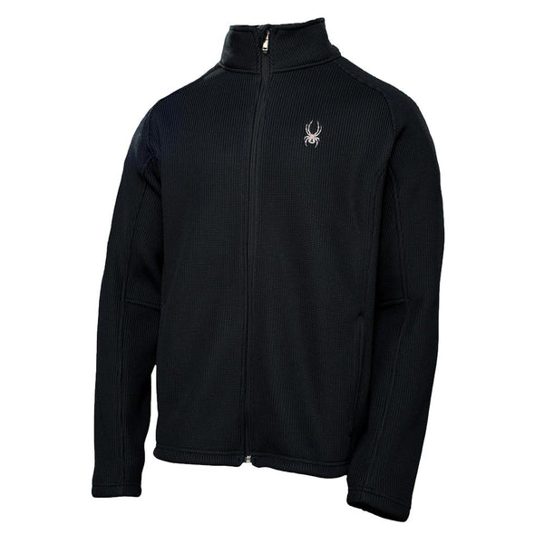 ‏ Spyder Foremost Full Zip Gray Jacket Weight Core Sweater