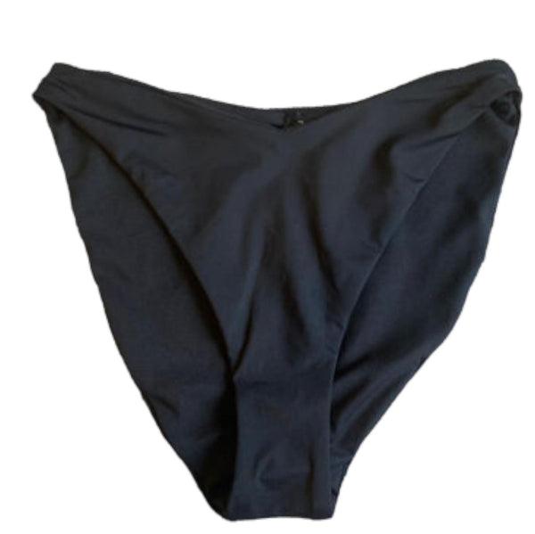 Ibiza swim Suit Bathing Bikini Tankini bottom black Small High Cut Waist