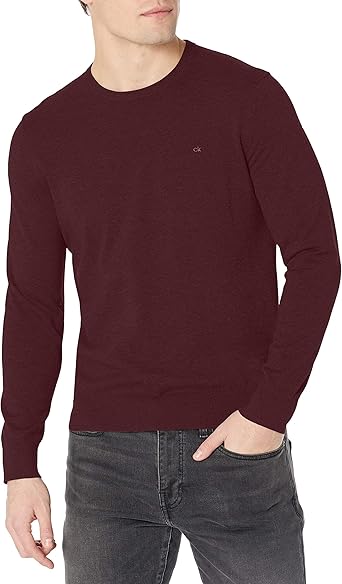 CALVIN KLEIN MENS ROUND PULLOVER SWEATER