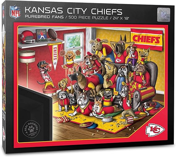NFL Unisex-Adult NFL Purebred Fans A Real Nailbiter Puzzle