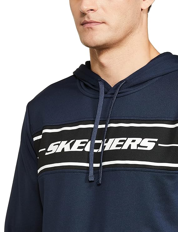 Skechers Men's Polyester Hooded Neck Jacket