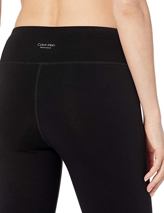 Calvin Klein Performance Women's High Waist Solid PINK Logo Legging