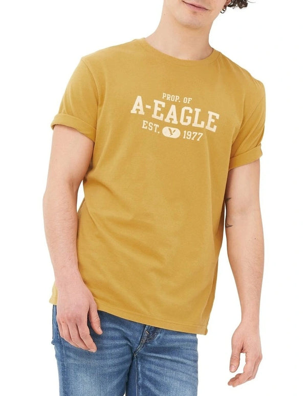 American Eagle Cotton Regular Fit Printed T-Shirt MEN