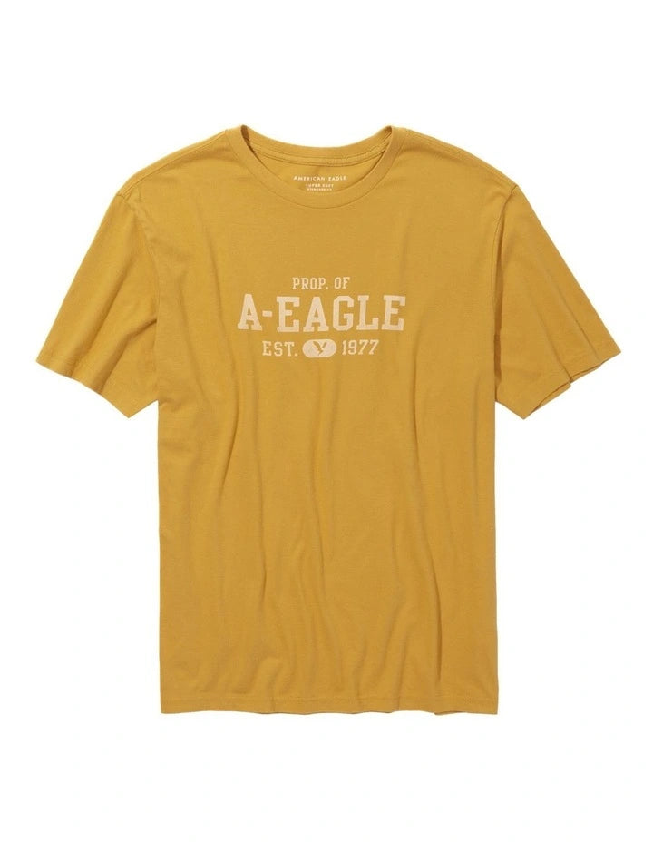 American Eagle Cotton Regular Fit Printed T-Shirt MEN