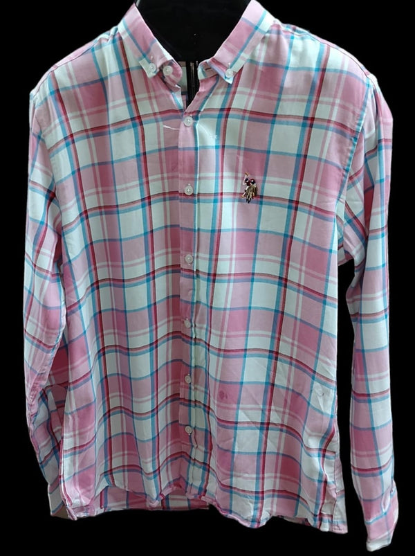 U.S. POLO ASSN. Pure Cotton Check Casual Shirt