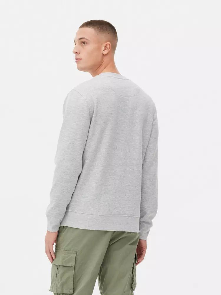 PRIMARK  Men Sweatshirt Crew Neck-Gray