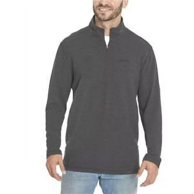 Orvis Men Quarter Zip Sweatshirt-Dark gray