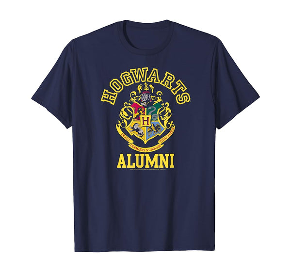 Harry Potter Hogwarts Alumni T-Shirt NAVY