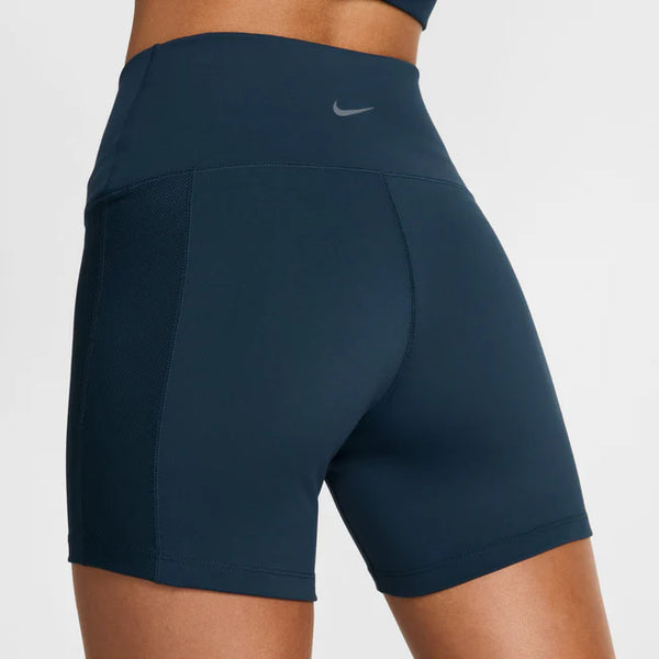 Nike Women Shorts  One Wrap High Waisted 5 Armoury-Navy