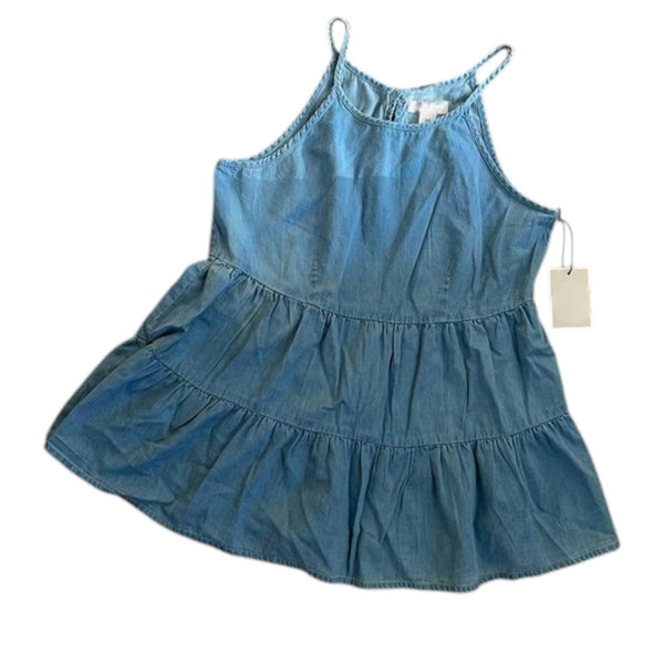 Falls Creek Light Blue Tired Soft Denim Dress