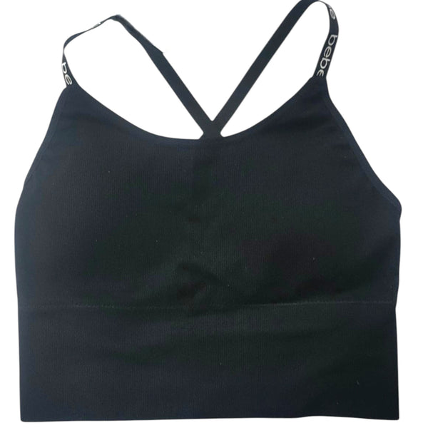 Bebe Women Sports Bra-Black