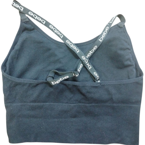 Bebe Women Sports Bra-Black
