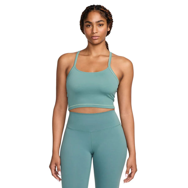 Nike One Fitted Women Dri-fit Cropped Tank Top-Vapor Green
