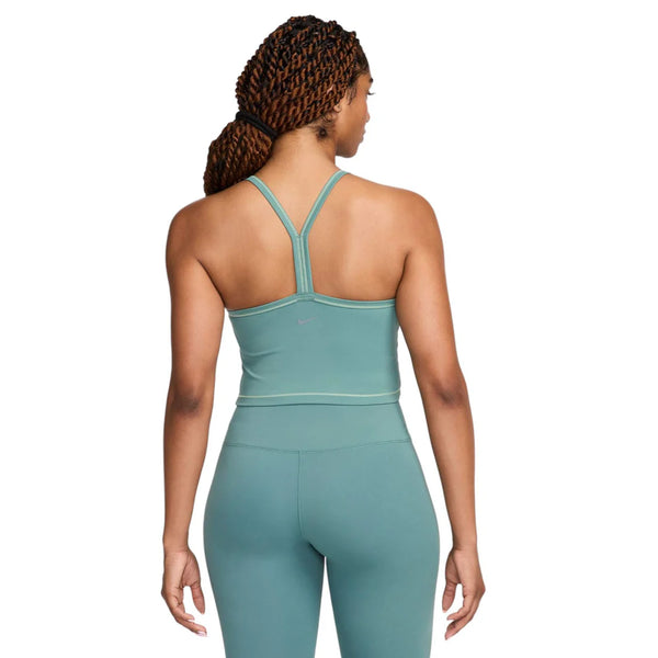 Nike One Fitted Women Dri-fit Cropped Tank Top-Vapor Green