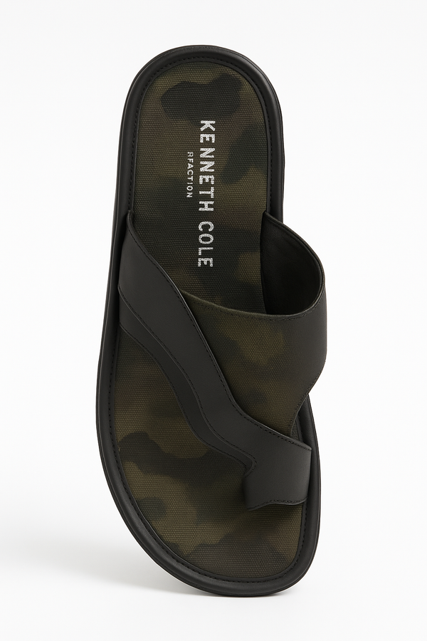 Kenneth Cole Men's Camo Cross-Strap Slide Sandal