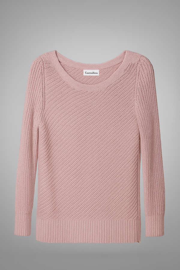 Calvin Klein Women's Boat Neck Sweater Cable Knit Long Sleeve