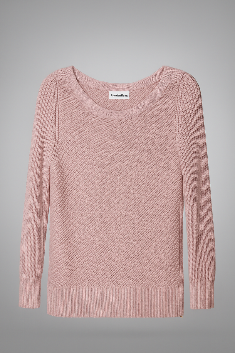 Calvin Klein Women's Boat Neck Sweater Cable Knit Long Sleeve
