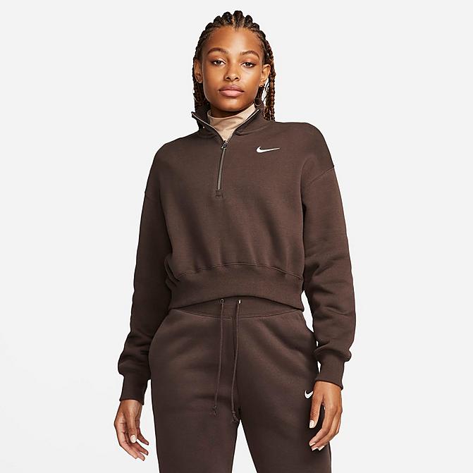 Nike Sportswear Phoenix Fleece Women's Oversized 1/2-Zip Crop Sweatshirt